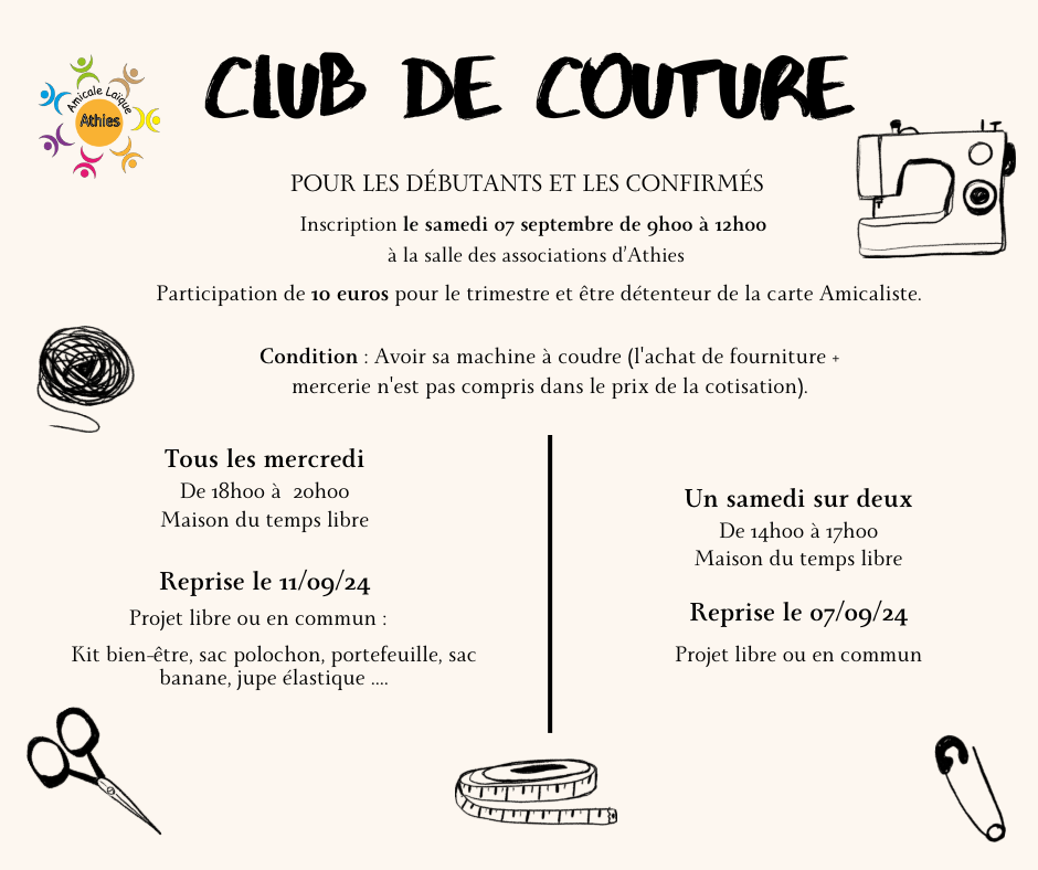 Cours de couture